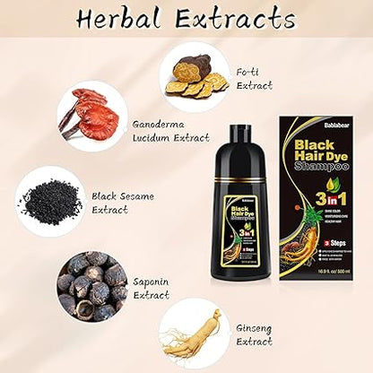 OLD Shampoo de Henna Cubre Canas - Recupera tu Juventud al instante!!!